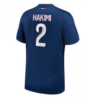 Paris Saint-Germain Achraf Hakimi #2 Hjemmebanetrøje 2024-25 Kort ærmer